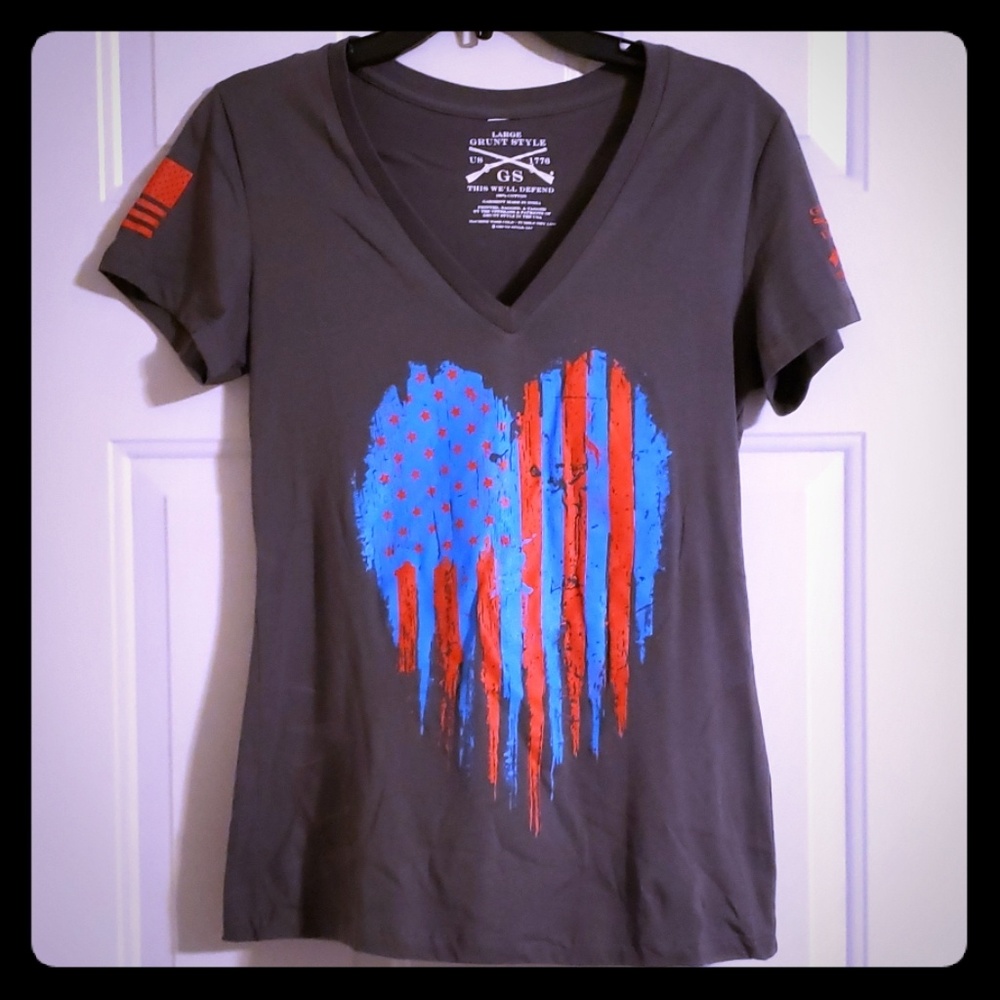 Womans large Grunt style shirt